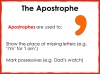 Apostrophes - KS3 Teaching Resources (slide 2/19)